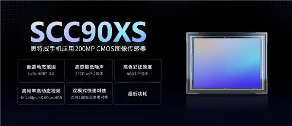 国产首颗2亿像素手机CMOS震撼发布:思特威SCC90XS引领影像新纪元